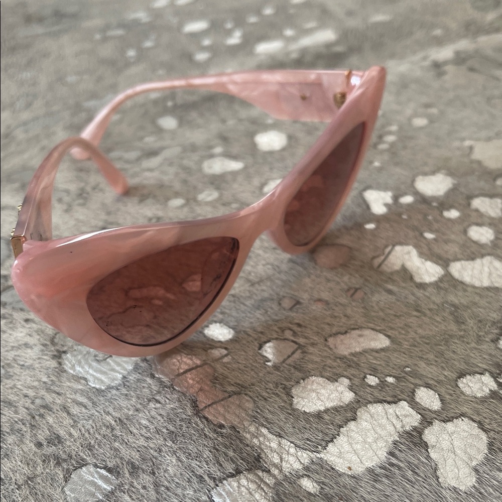 Dolce & Gabbana Pink Cat-Eye Sunglasses
